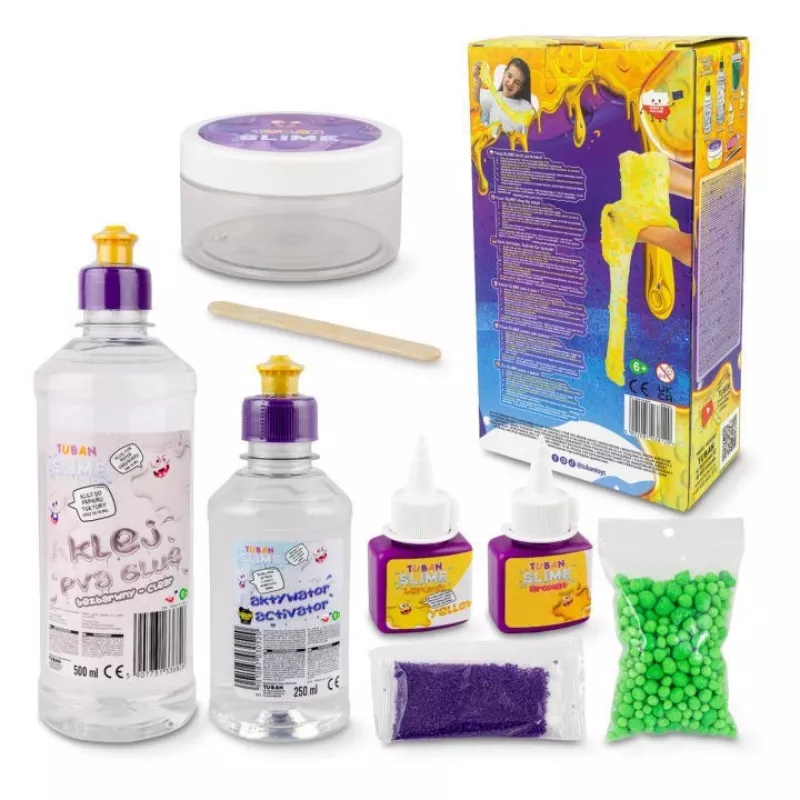 Set slime sensoriale TUBAN TU3812 6-in-1 — kit fai da te con sei varianti di slime