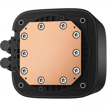 Dissipatore a liquido All-in-One DeepCool LE360 V2 con 3 ventole da 120 mm, Hydro Dynamic Bearing, nero, supporta LGA1150/1151/1155/1200/1700/AM4/AM5