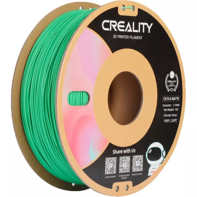 Materiale per stampa 3D Creality 3301010301 Acido polilattico PLA verde 1 kg 1,75 mm