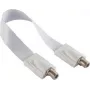 Passaggio per finestra passacavo SAT ShiverPeaks 86377 extra piatto bianco