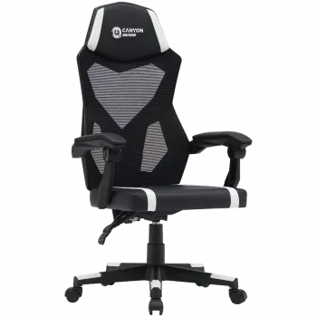 Sedia gaming CANYON Flow MCH01 mesh nero bianco
