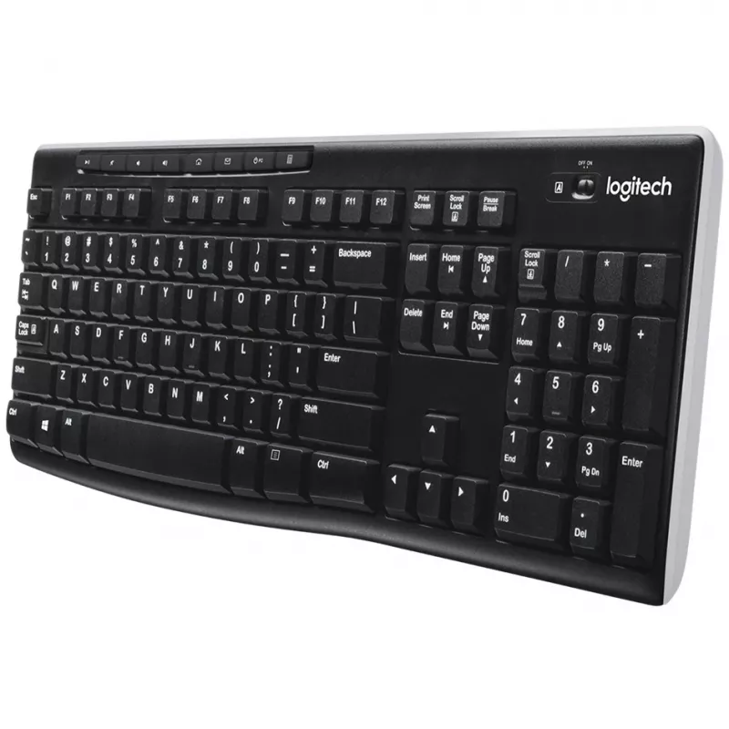 Logitech Wireless tastiera K270 – tastiera – wireless