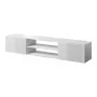 Mobile TV Cama Meble SLIDE 200K, 200 x 40 x 37 cm, bianco lucido, piano in truciolare