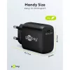 Goobay 65367 caricabatterie interno AC per laptop smartphone tablet nero