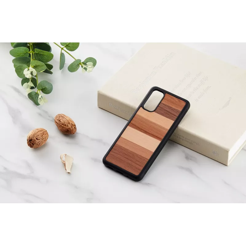 Custodia per cellulare man and wood Galaxy S20 nero — cover protettiva per Samsung Galaxy S20