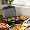 Grill elettrico compatto Petra PT4366GRYDEKFDIR con rivestimento antiaderente