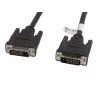 Cavo DVI Lanberg CA-DVID-10CC-0018-BK 1,8 m nero