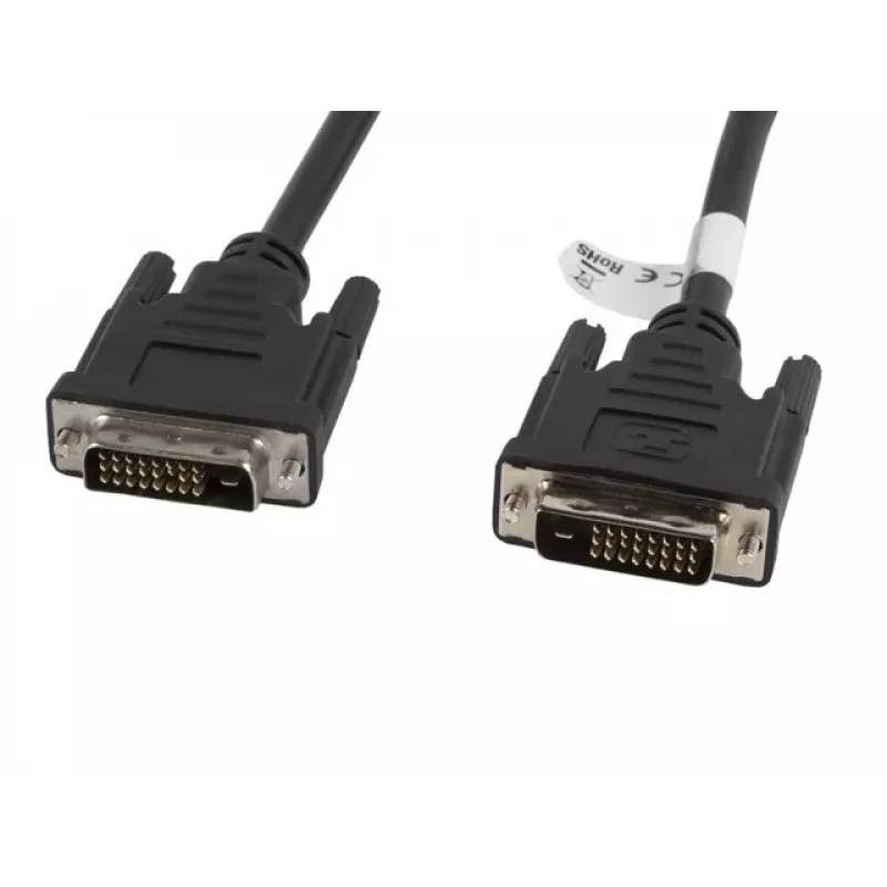 Cavo DVI Lanberg CA-DVID-10CC-0018-BK 1,8 m nero