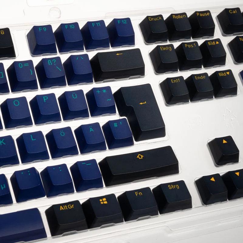 Tasto Ducky Horizon DKSA109-DEPDBBZOH materiale PBT nero blu