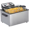 Friggitrice Steba DF 300 Double 5 L 3000 W nero acciaio inox
