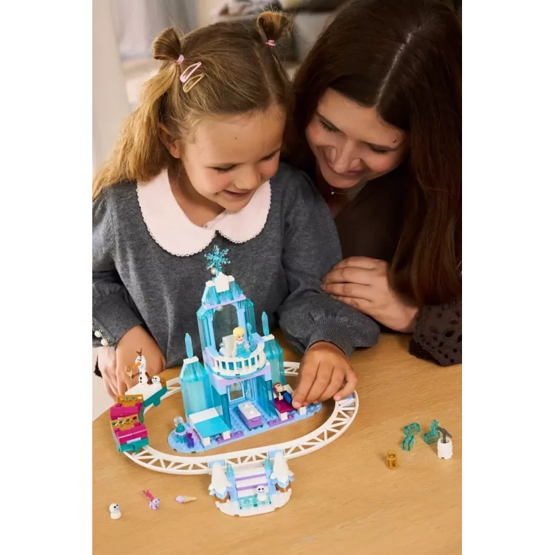 LEGO DISNEY 43281 Il castello di ghiaccio di Elsa e avventura sulla neve