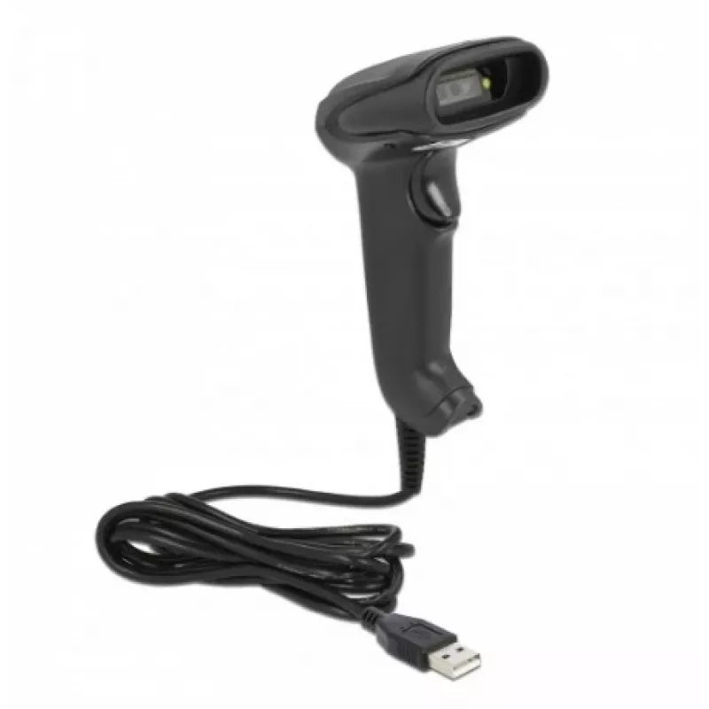 Lettore di codici a barre portatile DeLOCK USB 1D 2D versione tedesca