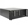 Case rackmount INTER-TECH IPC 4U-4508 nero — chassis server/PC 4U, rackmount