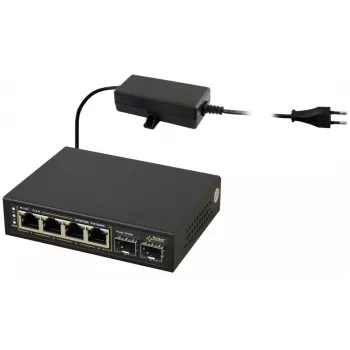 Switch PoE PULSAR SFG64 4 porte con 2 uplink SFP