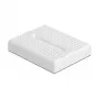 Breadboard DELOCK 18316 — scheda di prototipazione senza saldatura, plastica, 36×46×10 mm, bianco