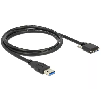 Cavo USB DeLOCK 1m USB 3.0 USB 3.2 Gen 1 Micro-USB B nero