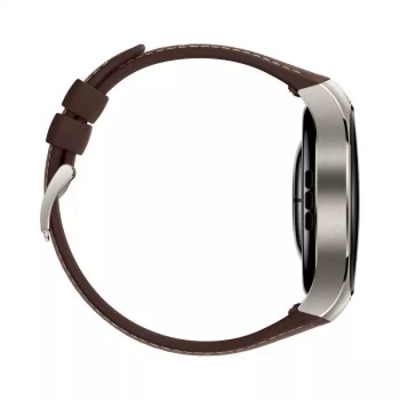 Huawei Watch 5 46 mm 55020EVY smartwatch, AMOLED da 1,5 pollici 466x466, GPS, NFC, 4G LTE, titanio, argento/marrone