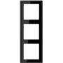 JUNG LS 983 SW - nero - duroplastica - senza viti - JUNG - 81 mm - 223 mm