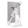 Barkan T71HL supporto da scrivania per tablet con serratura 7–14 pollici, girevole a 360°, bianco