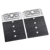 Set dissipatore RAM BitsPower BP-RAMS44PS-DRGB trasparente ARGB, 8 pz.