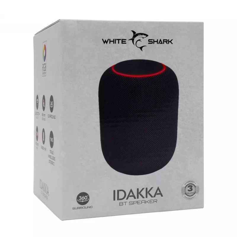 Altoparlante portatile White Shark GBT-619 Idakka nero