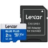 Scheda di memoria MicroSDXC Lexar BLUE PLUS 2 TB UHS‑I, 170 MB/s, U3 V30, impermeabile