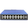 DIGITUS Switch Ethernet Gigabit gestito L2 industriale 16x RJ-45 + 2x SFP, 12–48V DC, 8000 MAC