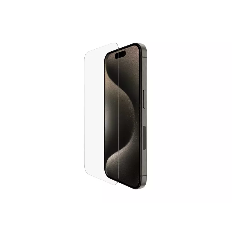 Belkin | ScreenForce Pro | UltraGlass2 protezione display antimicrobica | Apple | per iPhone 15 Pro | vetro | trasparente | protezione display trasparente