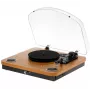 Giradischi analogico a trasmissione a cinghia Adler AD 1914 con porta USB, piatto in ceramica, motore DC, 33 1/3 giri/min, Bluetooth 5.4, uscite RCA, diffusori integrati