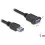 Cavo USB DeLOCK USB Type-A maschio a femmina 1 m 5 Gbit/s nero