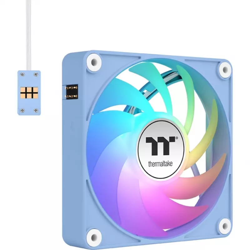 Ventola per case Thermaltake CT140 EX ARGB 140mm confezione da 3 - Hydrangea blu