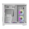 Darflash FT418 case per computer + 6 ventole aRGB (bianco)