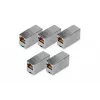 Giunto modulare RJ45 Digitus DN-93901-5 5 pz. placcato oro argento