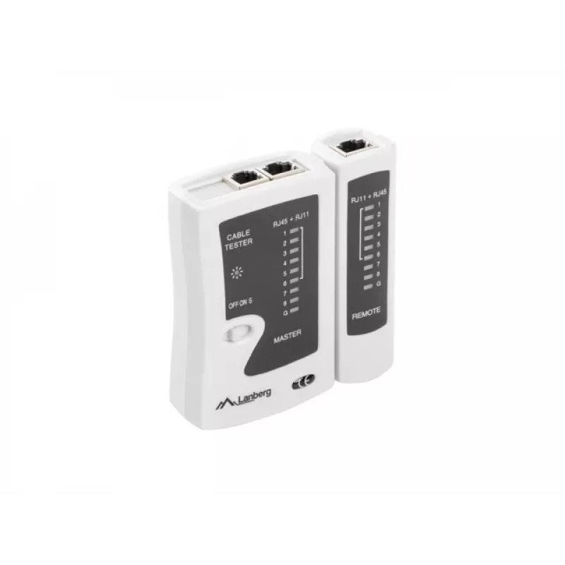 Set di attrezzi per rete LANBERG tester spellafili pinza crimpatrice NT-0301 – supporto connettore RJ-12