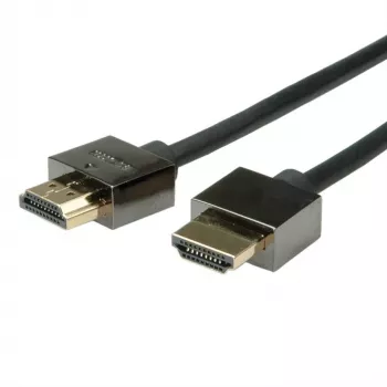 ROLINE High Speed - cavo HDMI con Ethernet - HDMI (M) a HDMI (M) - 2 m - schermato - nero (11.04.5592)