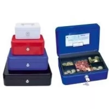 Cassetta portamonete/portabiglietti Wedo 145 103H blu acciaio