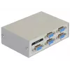 Switch DeLock VGA 4 porte manuale bidirezionale - Selettore monitor - 4 x VGA - desktop (87635)