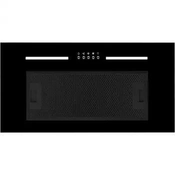 Cappa da incasso MPM MPM-54-OWS-02, 54 cm, aspirazione a 3 velocità, max. 626 m³/h, nero