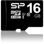 Scheda di memoria MicroSDHC Silicon Power 16GB Class 10 UHS-I U1 40 MB/s, impermeabile, nera