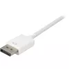 Cavo adattatore DisplayPort-DVI Sharkoon 0,15 m bianco — DisplayPort 1.2 su DVI