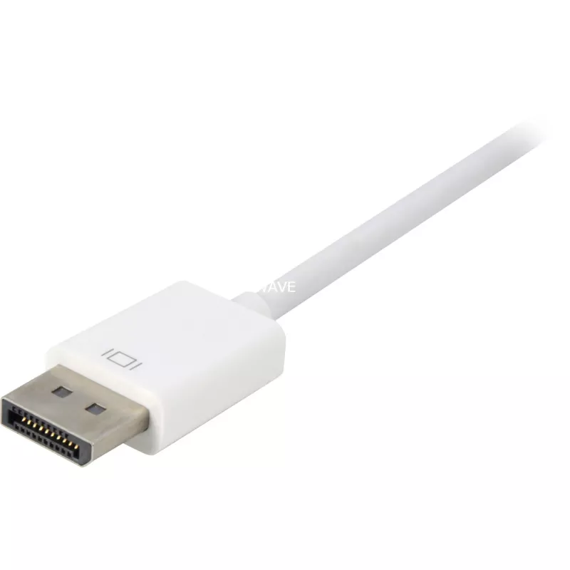 Cavo adattatore DisplayPort-DVI Sharkoon 0,15 m bianco — DisplayPort 1.2 su DVI