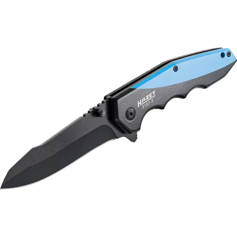Coltello pieghevole Hazet 2157-3 con blocco lama — utensile compatto