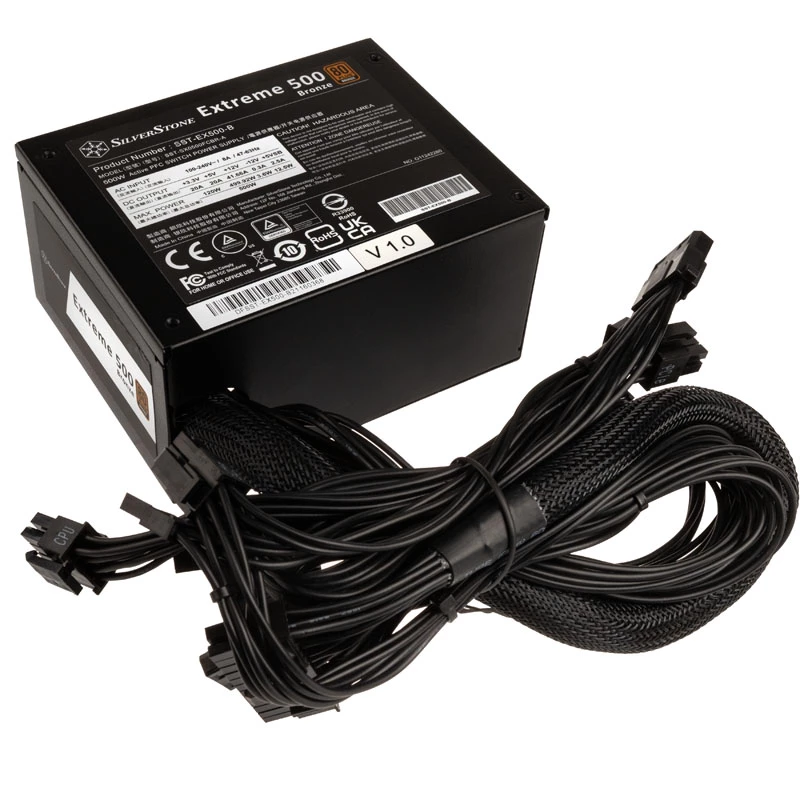 Alimentatore 500 Watt SST-EX500-B Extreme SFX 80 PLUS Bronze - Alimentatore PC/server - SFX (SST-EX500-B)