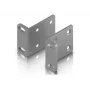 Kit di montaggio Ubiquiti UACC-Rack-Ear-1U grigio acciaio zincato