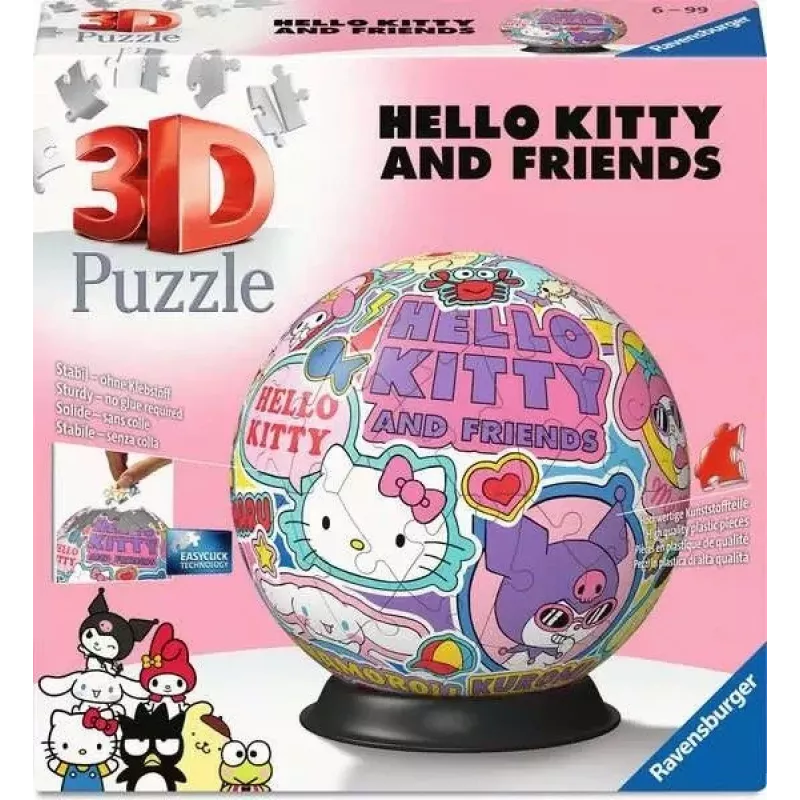 Puzzle Ravensburger Hello Kitty 72 pezzi Età consigliata da 6 a 99 anni