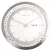 NeXtime orologio da parete 3009 Captain, Ø44 cm, bianco