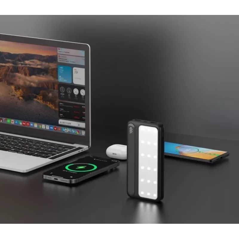 Powerbank portatile P20 LCDPD LAMP 20000mAh