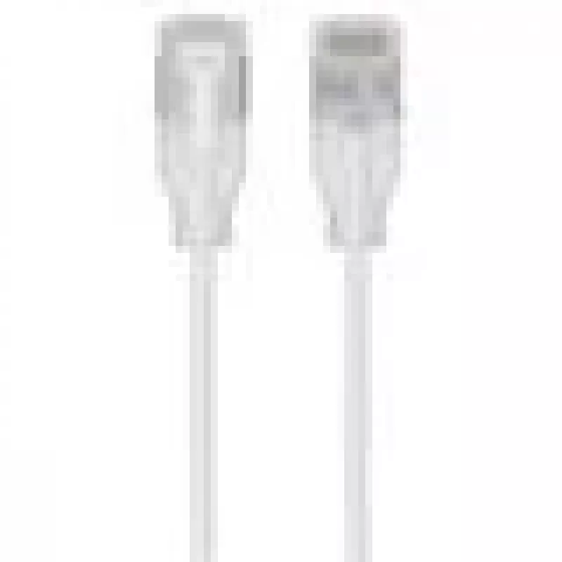Cavo patch di rete UBIQUITI UACC-CABLE-PATCH-EL-C6A-1M-W — Cat6a, 1 m, RJ-45, bianco traslucido