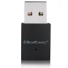 Adattatore mini USB Wi-Fi wireless compatto QOLTEC 57007 – Single-Band 2,4 GHz, fino a 150 Mbit/s, antenna interna