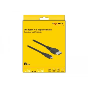Cavo USB Type-C a DisplayPort DeLOCK 86040 8K 60 Hz 1,5 m